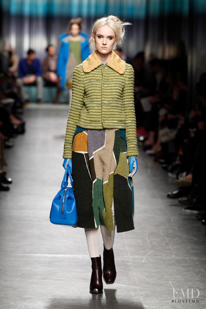 Harleth Kuusik featured in  the Missoni fashion show for Autumn/Winter 2014