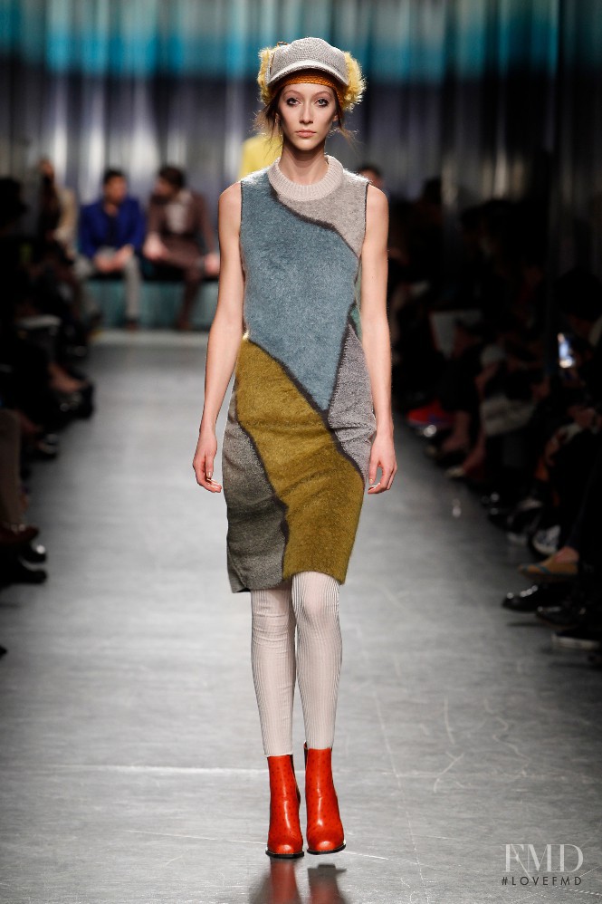 Alana Zimmer featured in  the Missoni fashion show for Autumn/Winter 2014