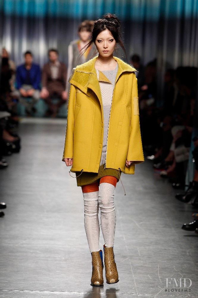 Sung Hee Kim featured in  the Missoni fashion show for Autumn/Winter 2014