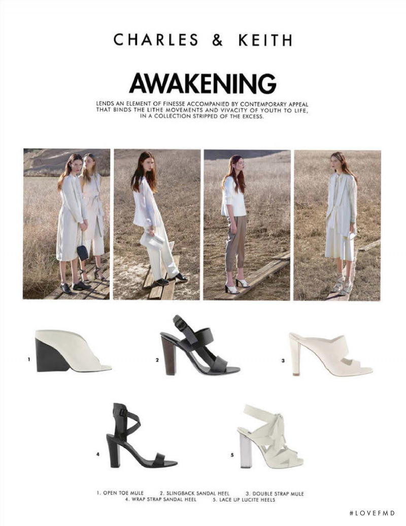 Charles & Keith advertisement for Spring/Summer 2015