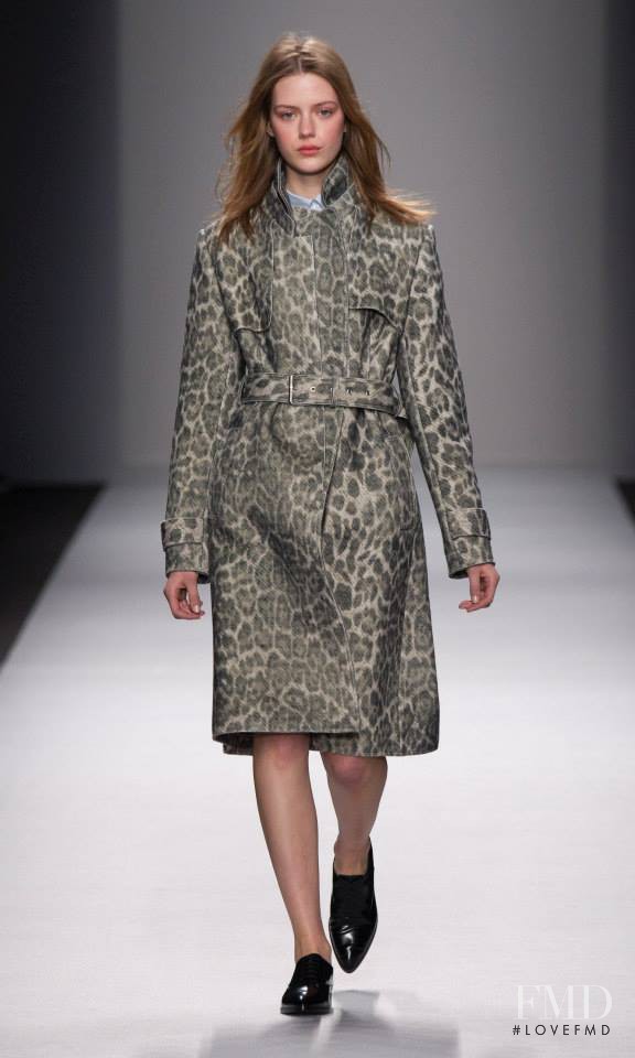 Esther Heesch featured in  the Vanessa Bruno fashion show for Autumn/Winter 2014