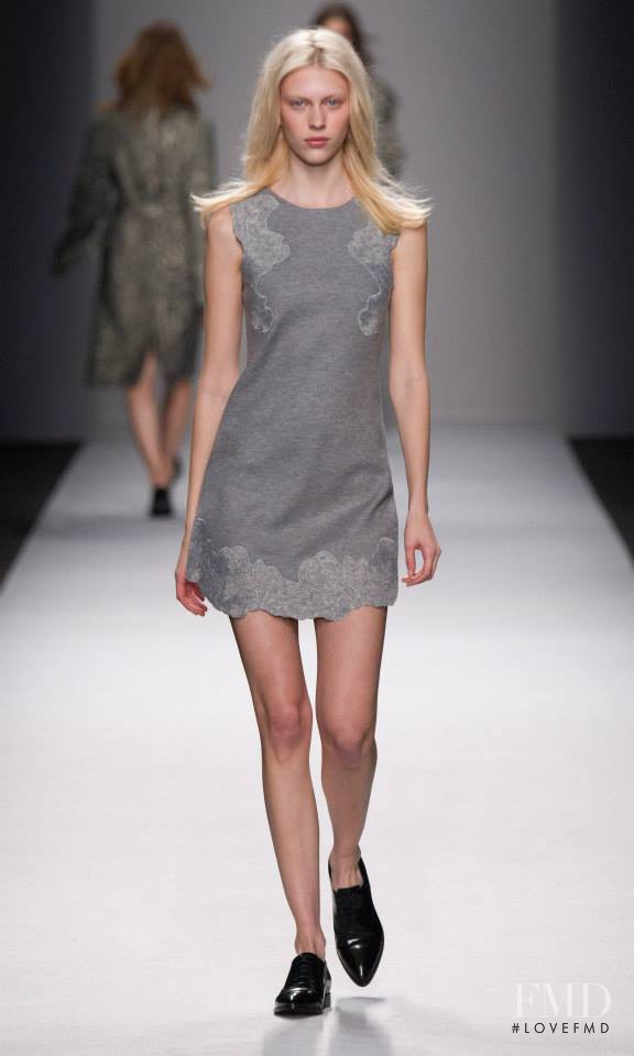 Juliana Schurig featured in  the Vanessa Bruno fashion show for Autumn/Winter 2014