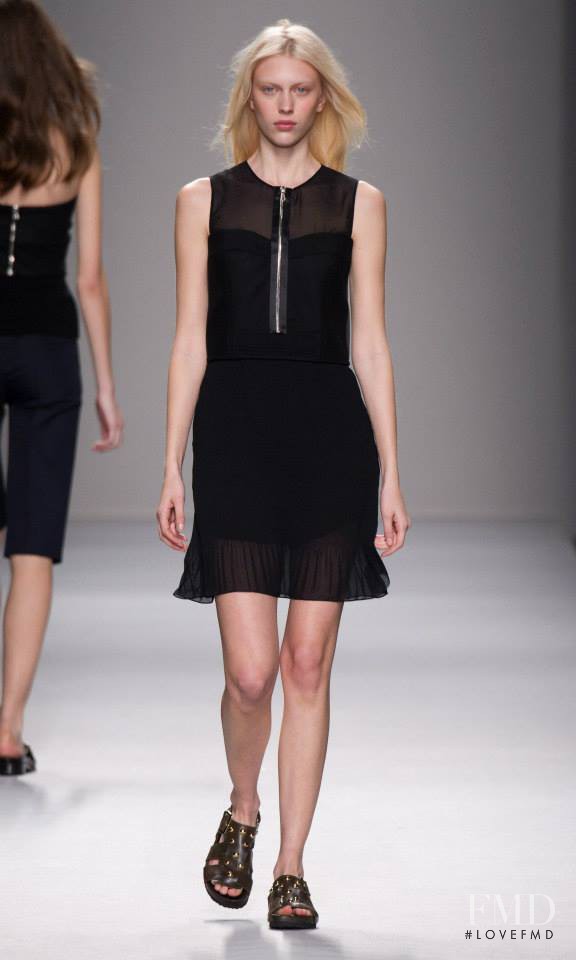 Juliana Schurig featured in  the Vanessa Bruno fashion show for Autumn/Winter 2014