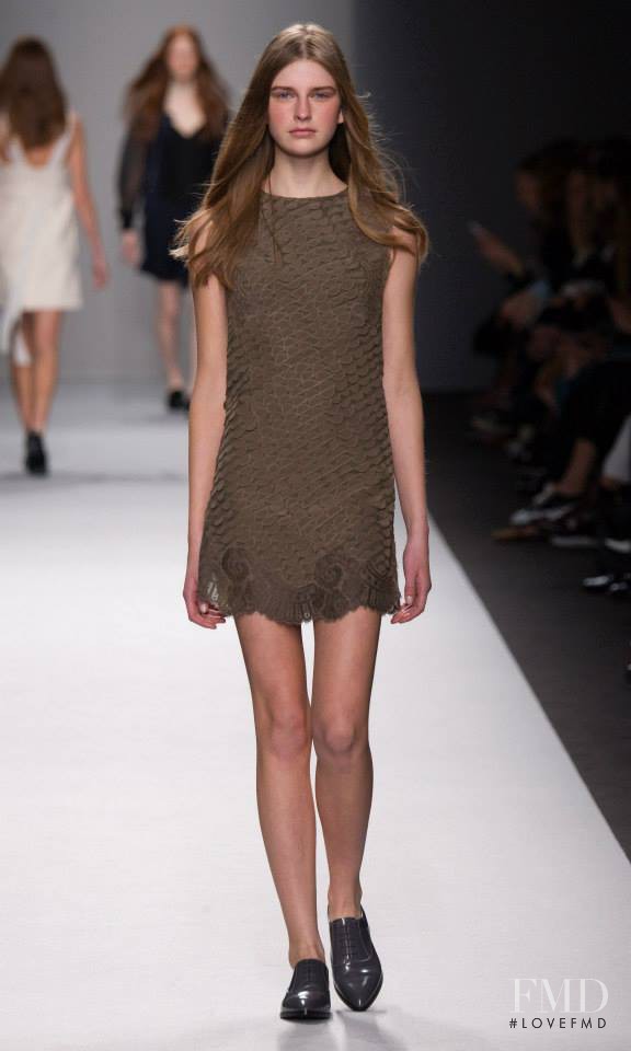 Ieva Palionyte featured in  the Vanessa Bruno fashion show for Autumn/Winter 2014