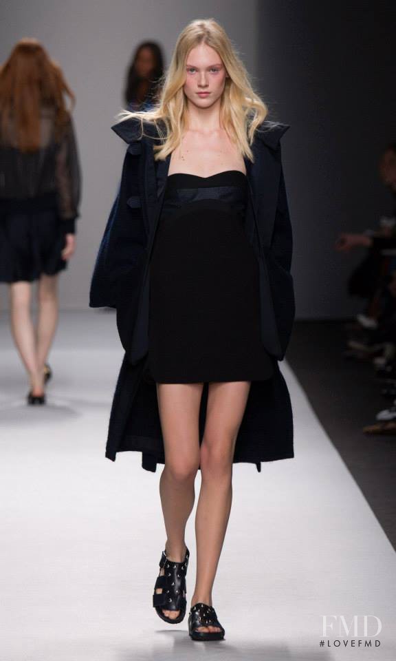 Charlene Hoegger featured in  the Vanessa Bruno fashion show for Autumn/Winter 2014