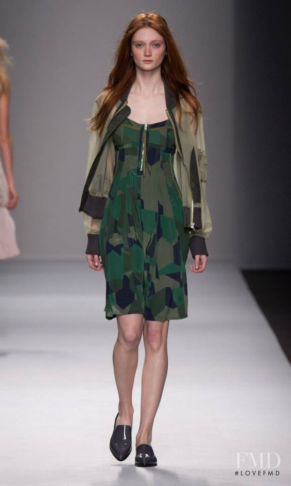 Sophie Touchet featured in  the Vanessa Bruno fashion show for Autumn/Winter 2014