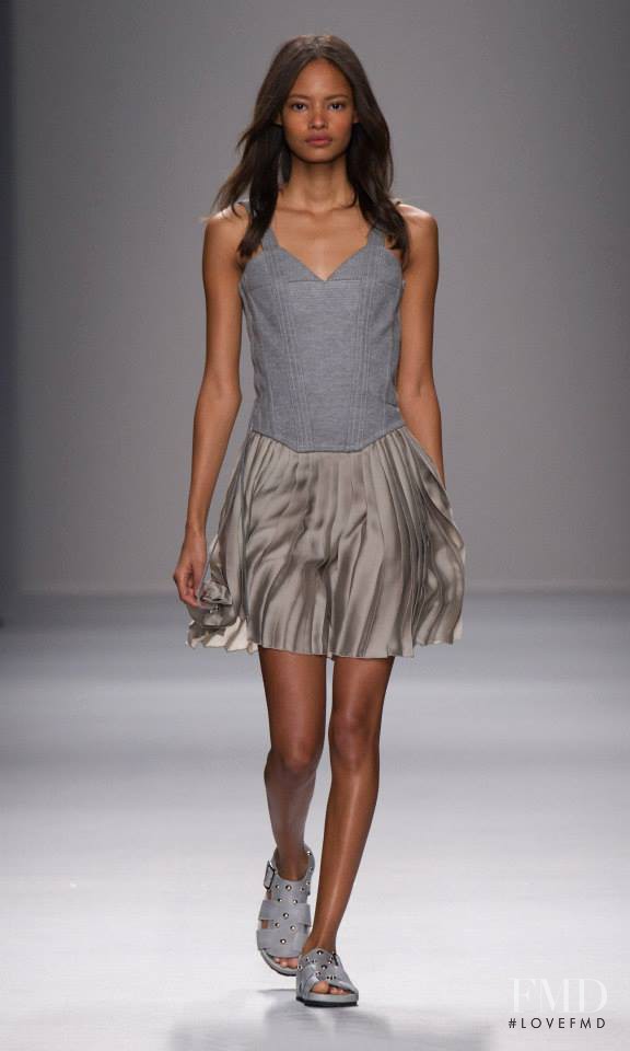 Malaika Firth featured in  the Vanessa Bruno fashion show for Autumn/Winter 2014