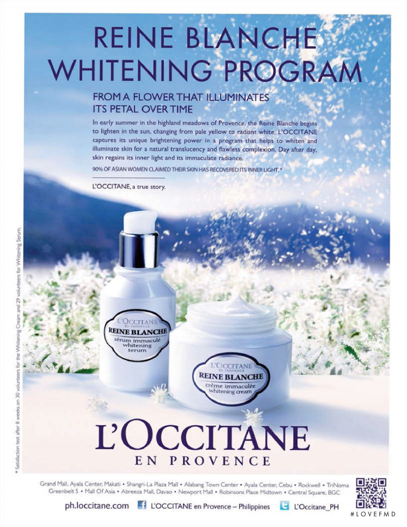 L\'Occitane En Provence advertisement for Spring/Summer 2015