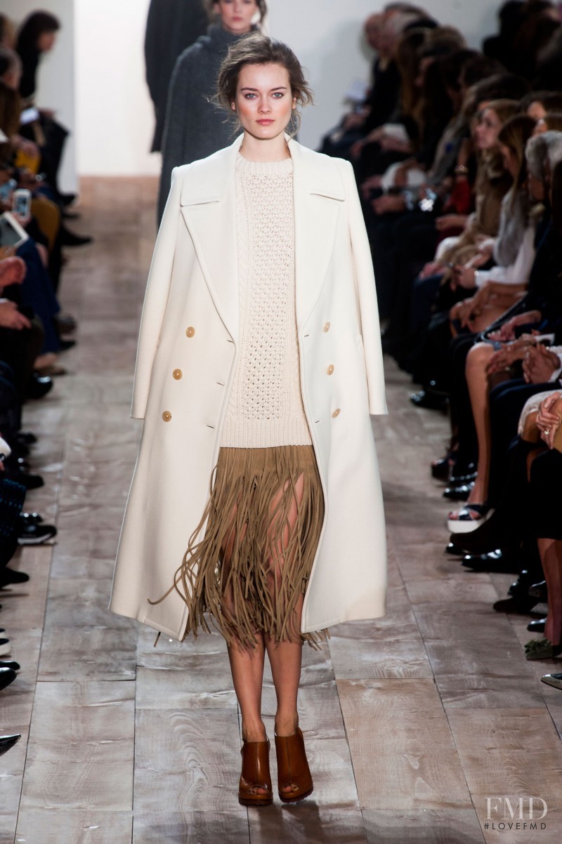 Monika Jagaciak featured in  the Michael Kors Collection fashion show for Autumn/Winter 2014
