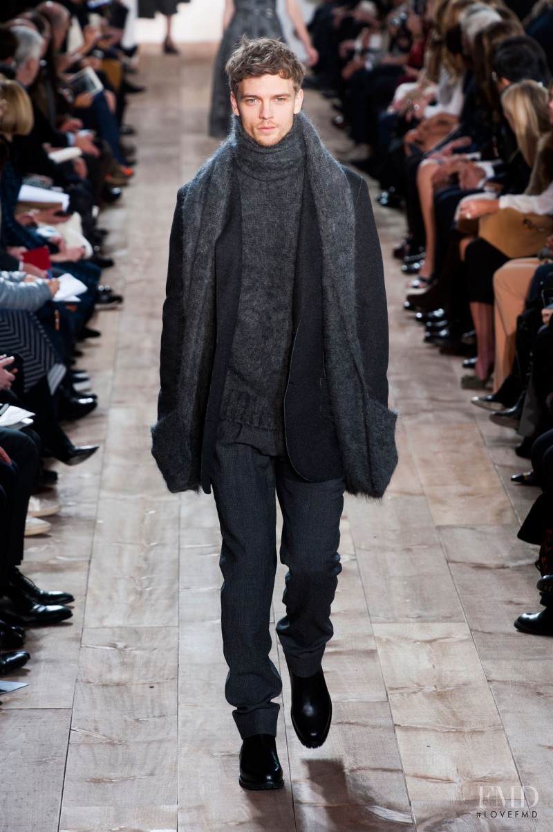 Benjamin Eidem featured in  the Michael Kors Collection fashion show for Autumn/Winter 2014