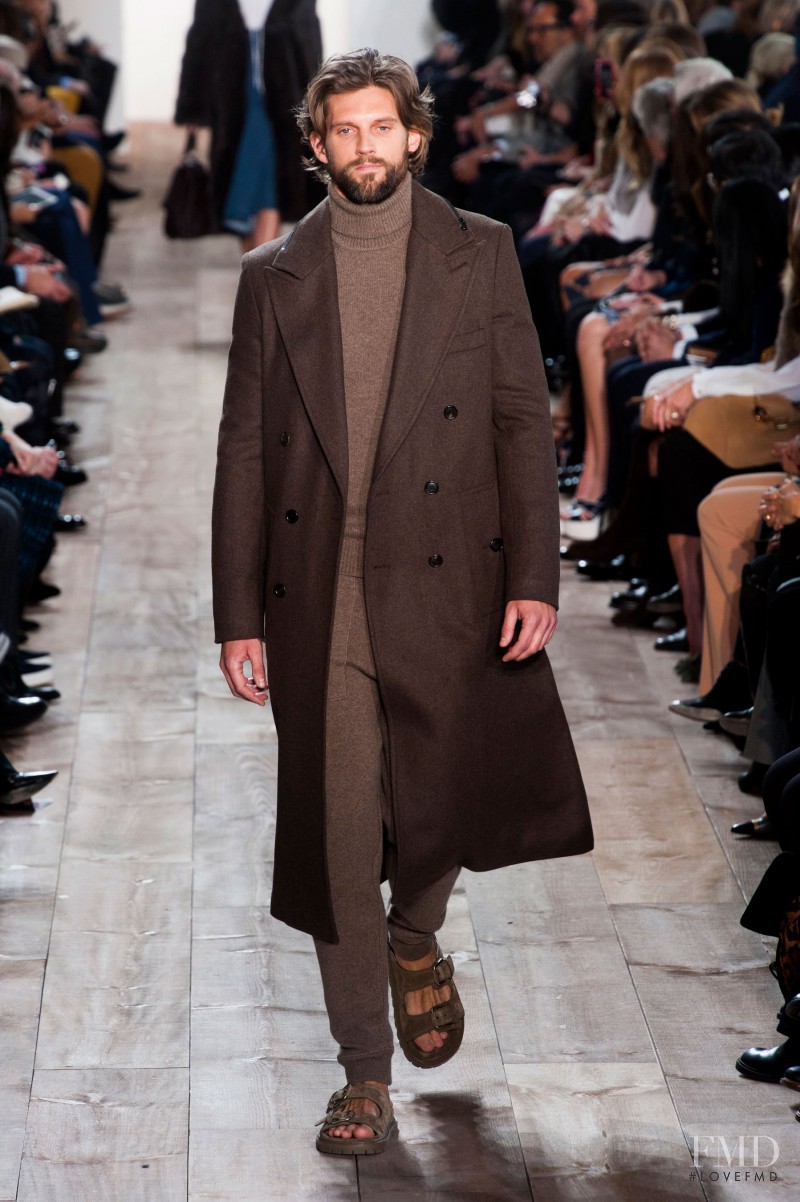 RJ Rogenski featured in  the Michael Kors Collection fashion show for Autumn/Winter 2014