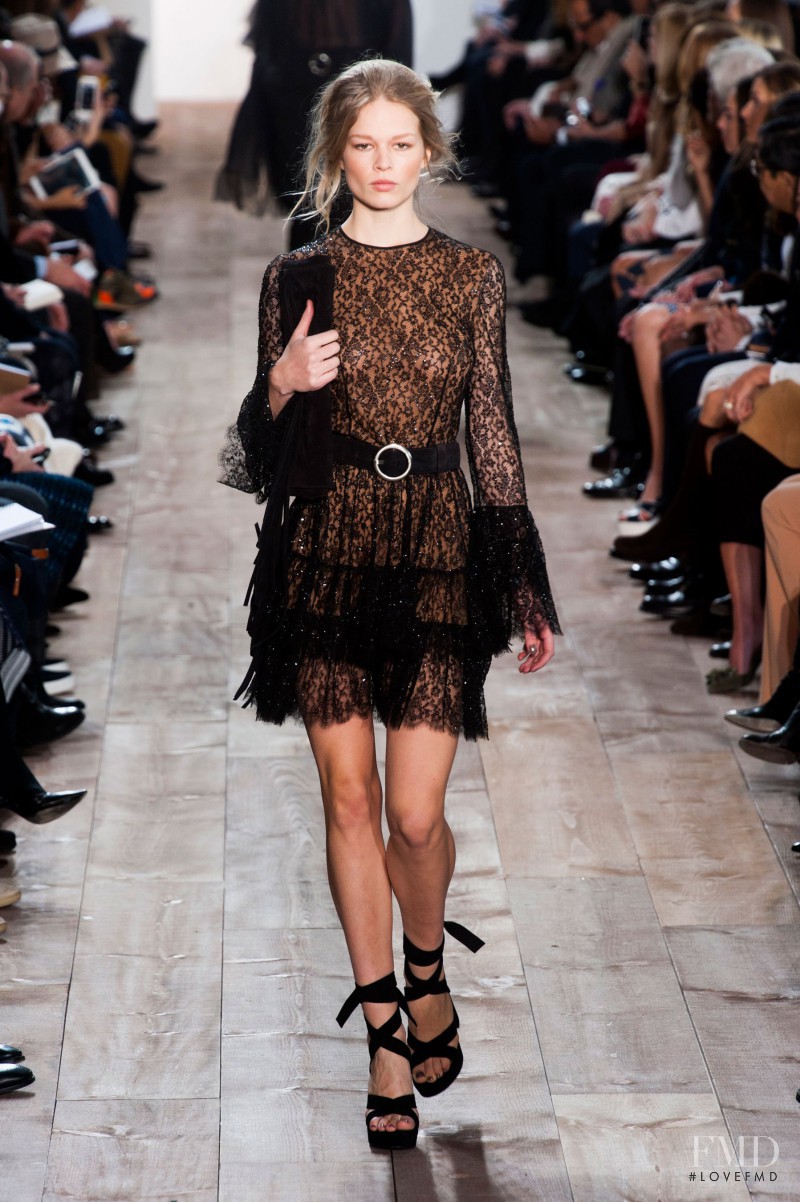 Anna Ewers featured in  the Michael Kors Collection fashion show for Autumn/Winter 2014