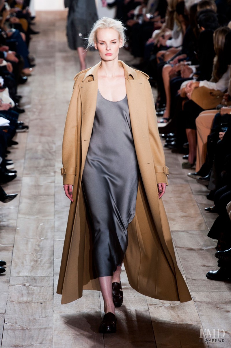Irene Hiemstra featured in  the Michael Kors Collection fashion show for Autumn/Winter 2014