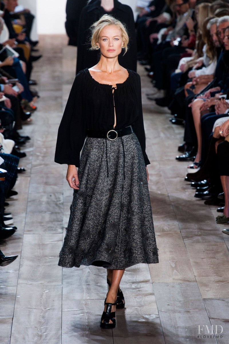 Carolyn Murphy featured in  the Michael Kors Collection fashion show for Autumn/Winter 2014