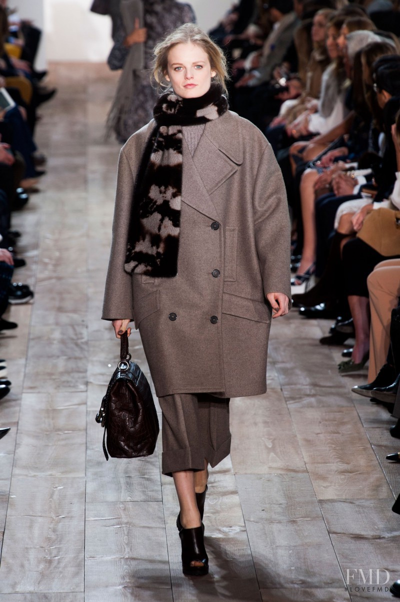 Hanne Gaby Odiele featured in  the Michael Kors Collection fashion show for Autumn/Winter 2014