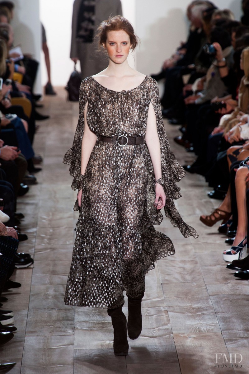 Magdalena Jasek featured in  the Michael Kors Collection fashion show for Autumn/Winter 2014