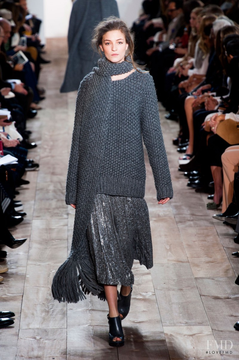 Emeline Ghesquiere featured in  the Michael Kors Collection fashion show for Autumn/Winter 2014