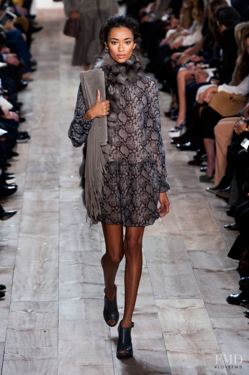 Anais Mali featured in  the Michael Kors Collection fashion show for Autumn/Winter 2014