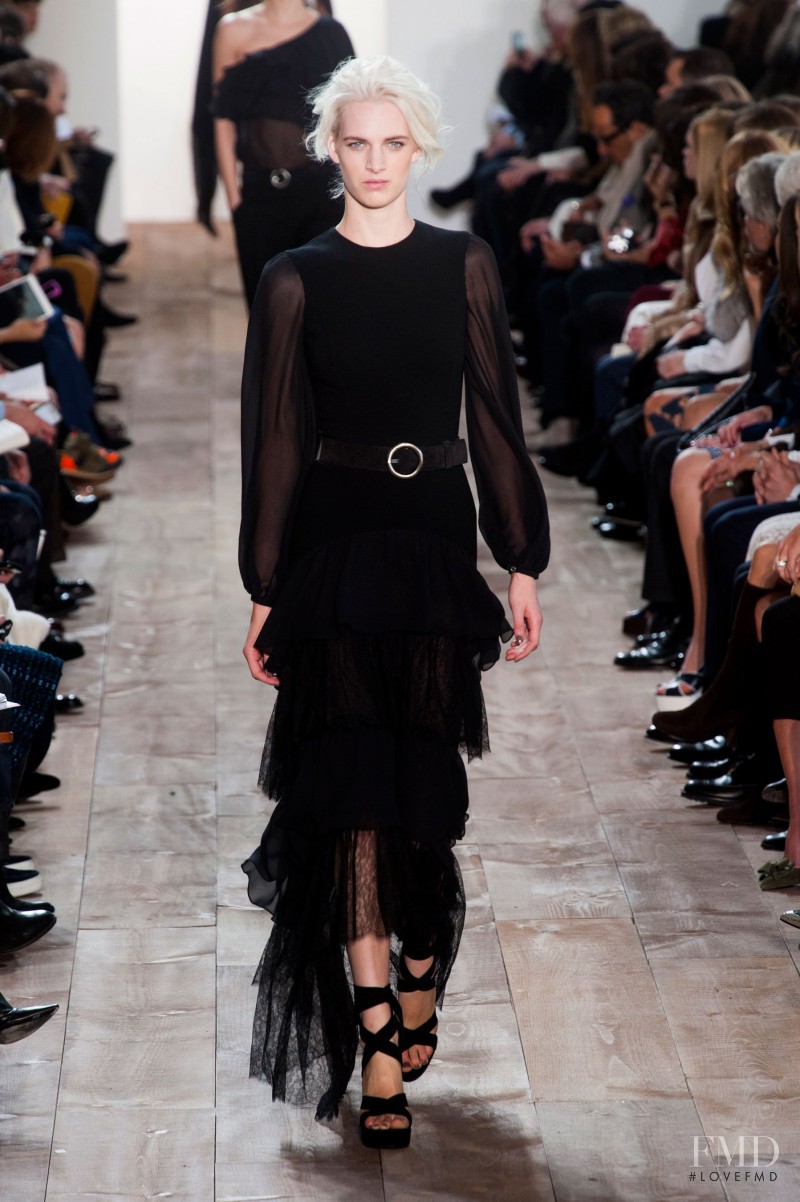 Ashleigh Good featured in  the Michael Kors Collection fashion show for Autumn/Winter 2014