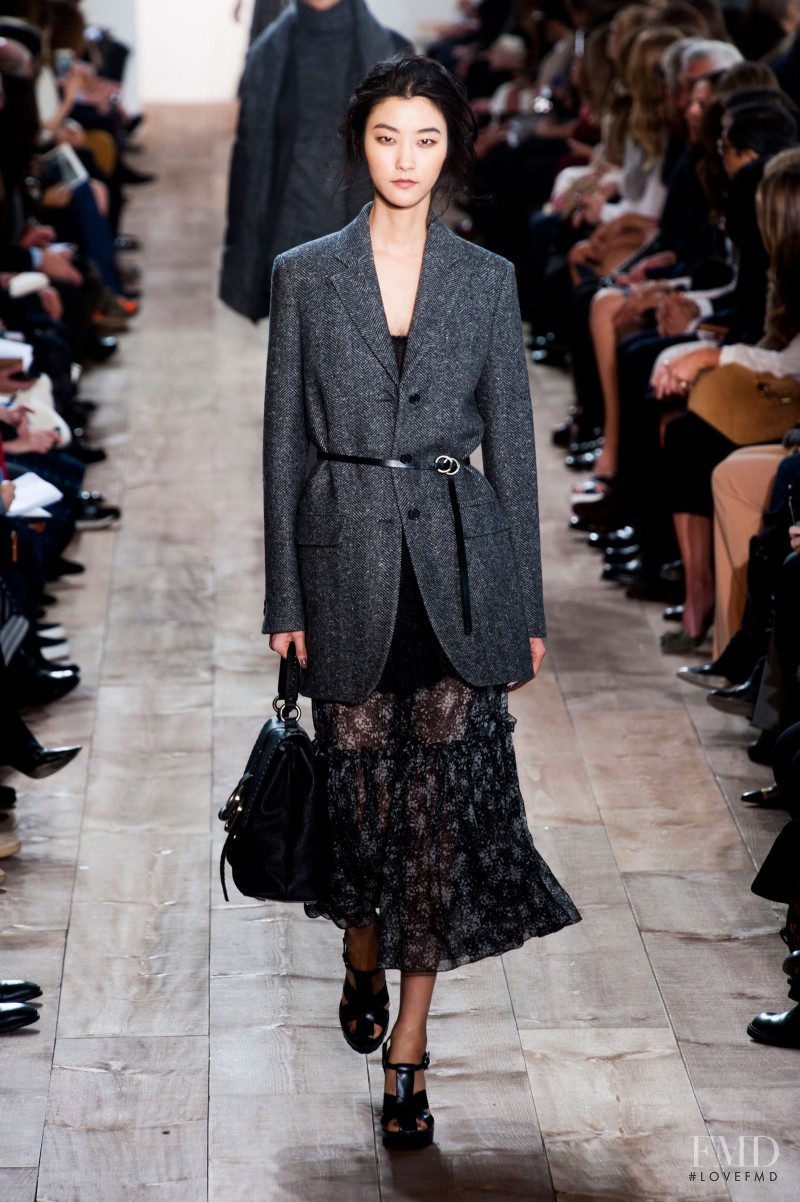 Ji Hye Park featured in  the Michael Kors Collection fashion show for Autumn/Winter 2014