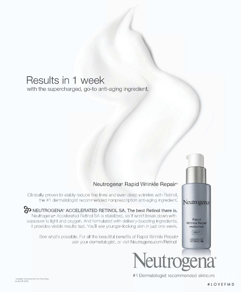 Neutrogena advertisement for Autumn/Winter 2015