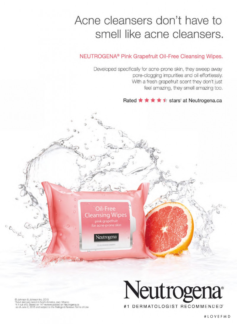 Neutrogena advertisement for Autumn/Winter 2015