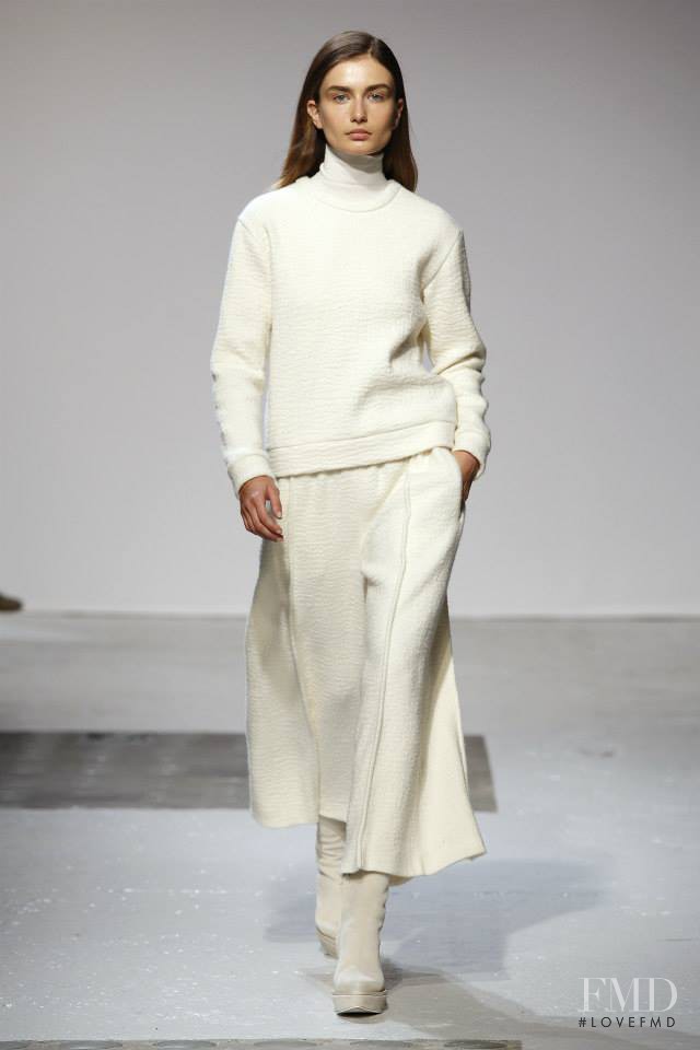 Andreea Diaconu featured in  the Barbara Bui fashion show for Autumn/Winter 2014