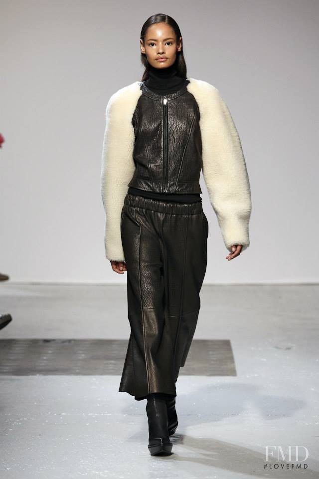 Malaika Firth featured in  the Barbara Bui fashion show for Autumn/Winter 2014
