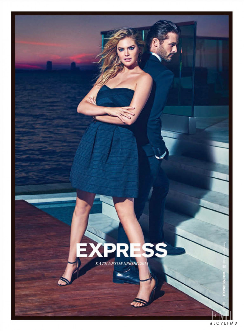 Kate Upton featured in  the Express advertisement for Spring/Summer 2015