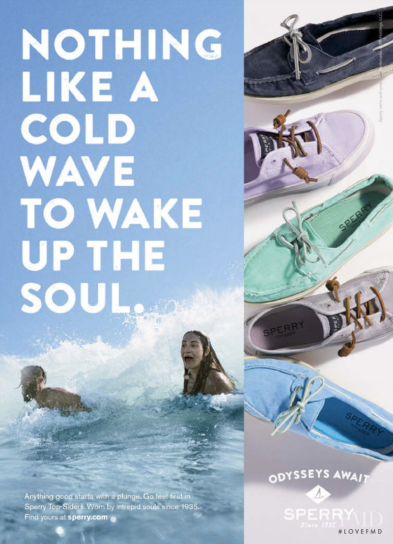 Sperry advertisement for Spring/Summer 2015