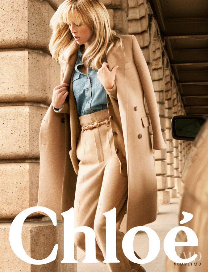 Raquel Zimmermann featured in  the Chloe advertisement for Autumn/Winter 2010