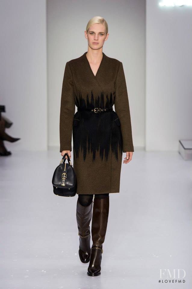 Ashleigh Good featured in  the Salvatore Ferragamo fashion show for Autumn/Winter 2014