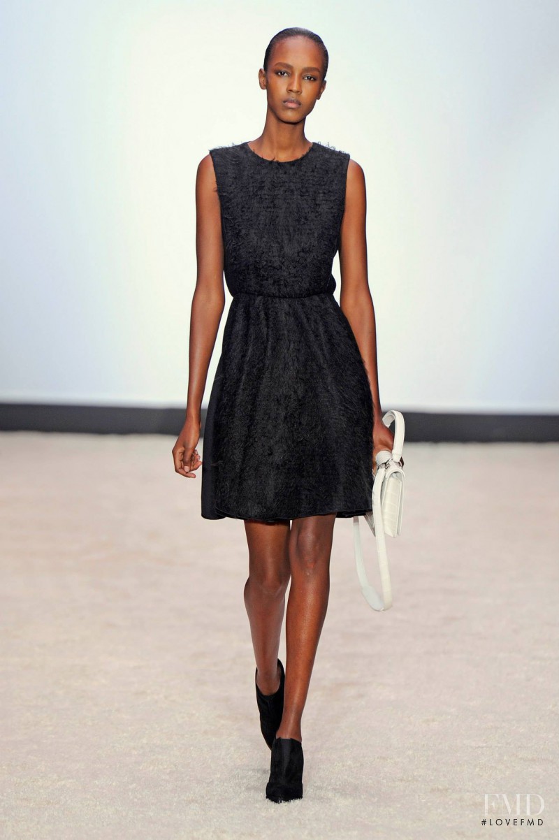 Leila Ndabirabe featured in  the Giambattista Valli fashion show for Autumn/Winter 2014