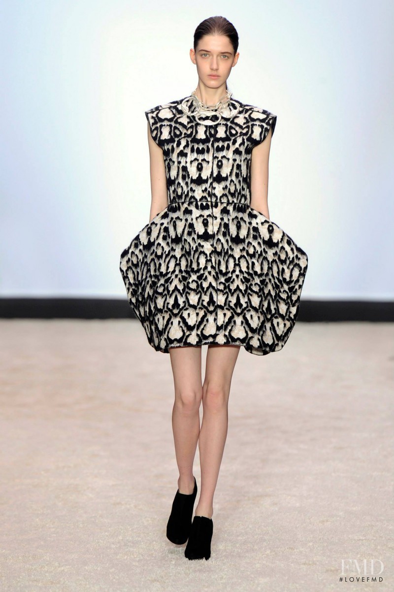 Josephine van Delden featured in  the Giambattista Valli fashion show for Autumn/Winter 2014