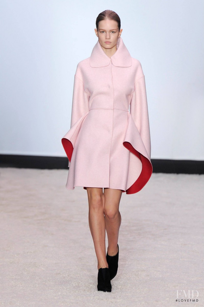 Anna Ewers featured in  the Giambattista Valli fashion show for Autumn/Winter 2014