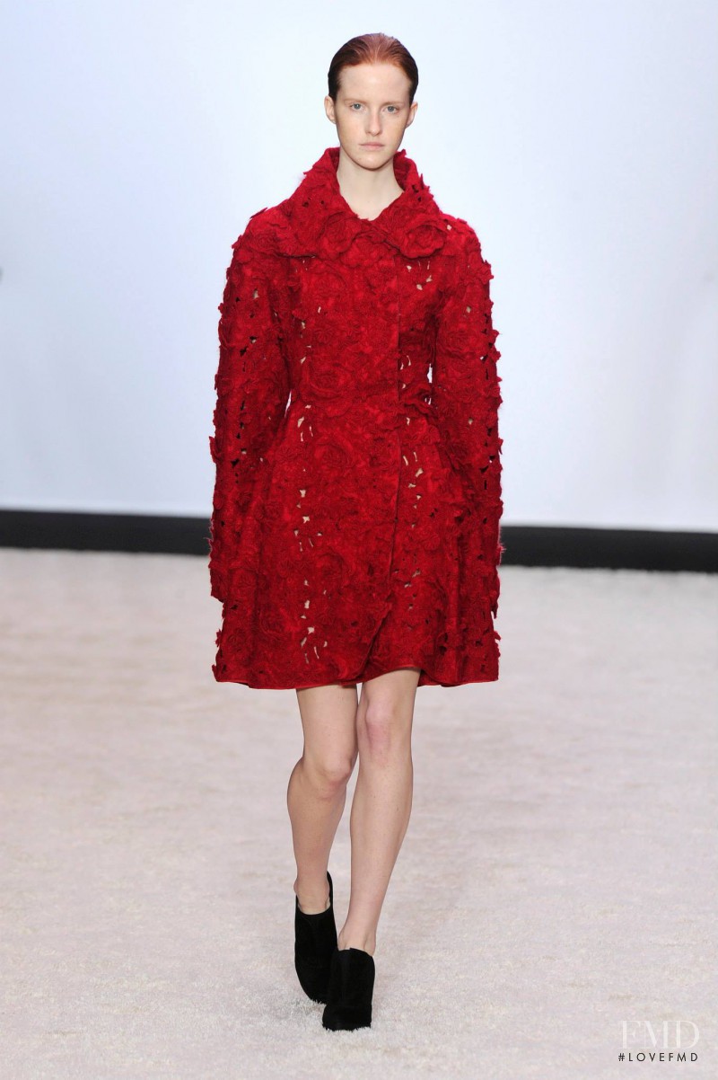 Magdalena Jasek featured in  the Giambattista Valli fashion show for Autumn/Winter 2014