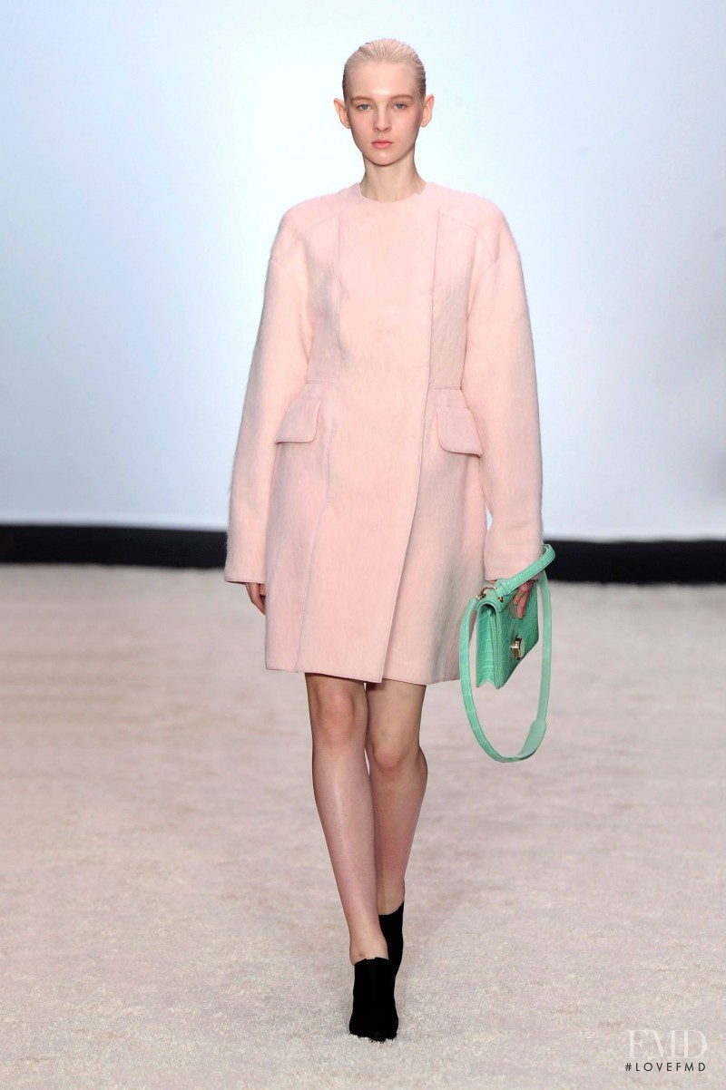 Nastya Sten featured in  the Giambattista Valli fashion show for Autumn/Winter 2014