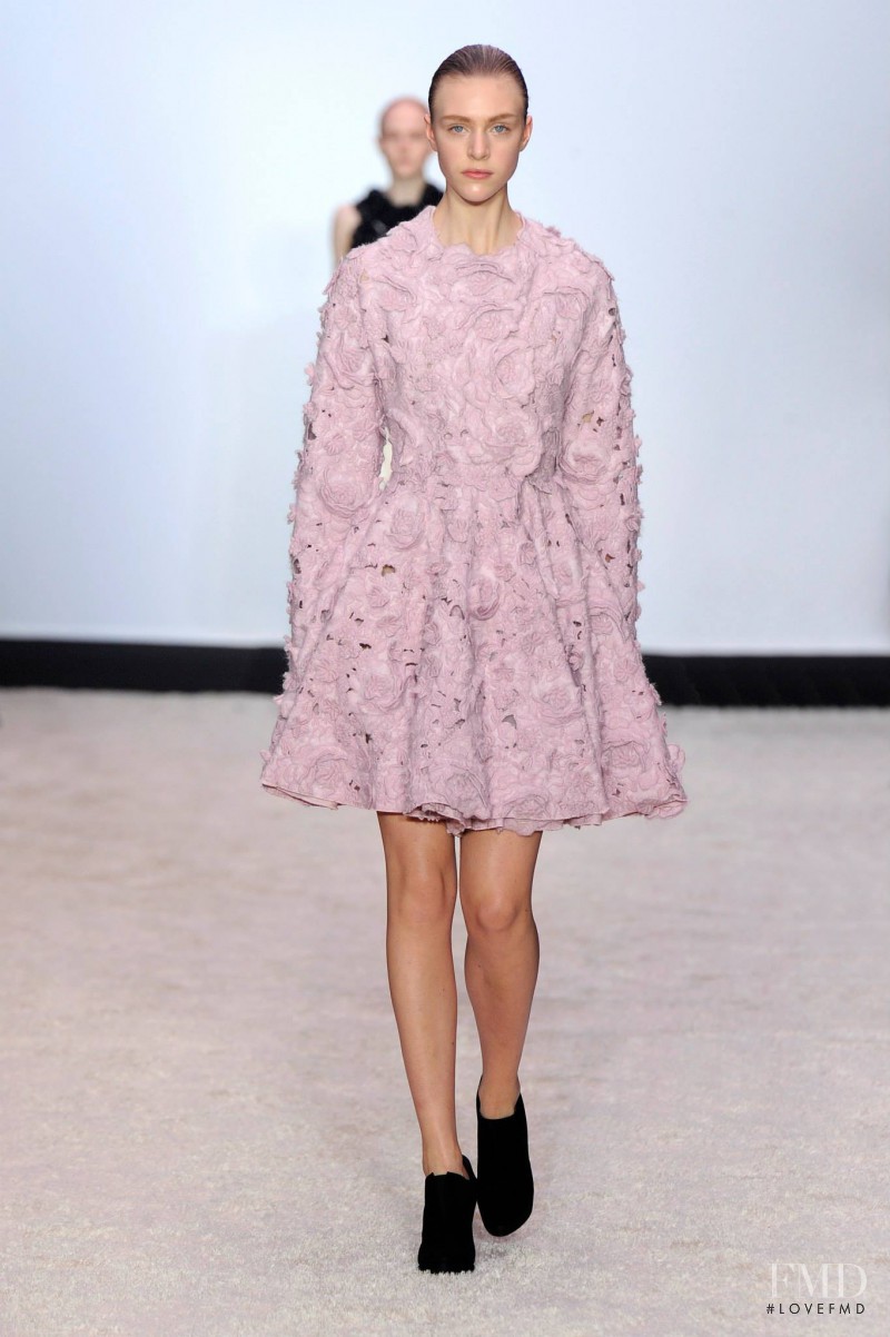 Hedvig Palm featured in  the Giambattista Valli fashion show for Autumn/Winter 2014