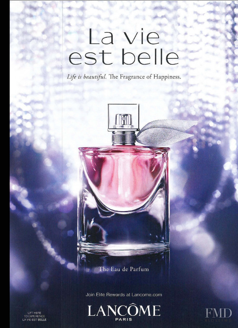 Lancome La vie est belle Fragrance advertisement for Autumn/Winter 2015