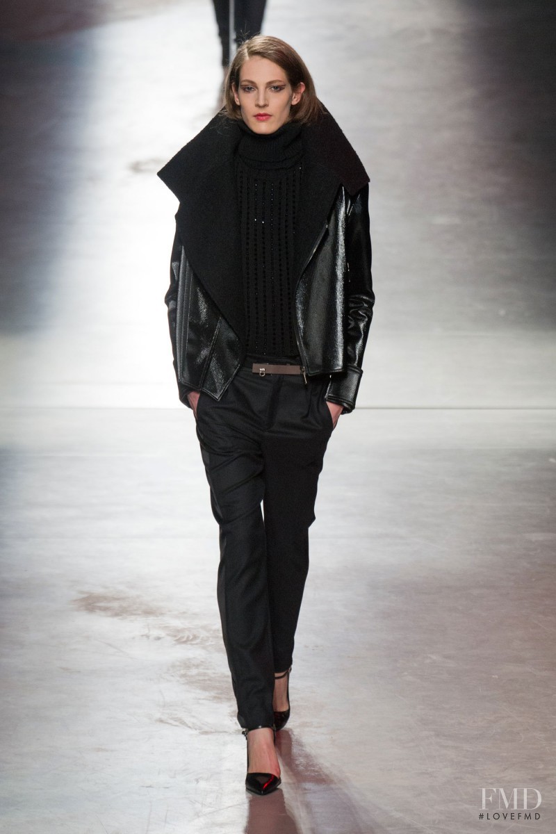 Othilia Simon featured in  the Anthony Vaccarello fashion show for Autumn/Winter 2014