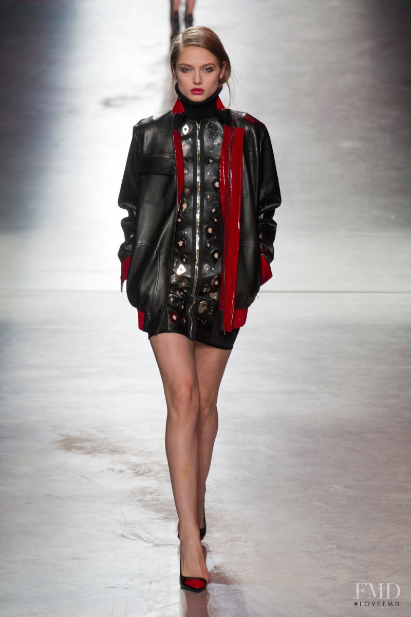 Svetlana Zakharova featured in  the Anthony Vaccarello fashion show for Autumn/Winter 2014