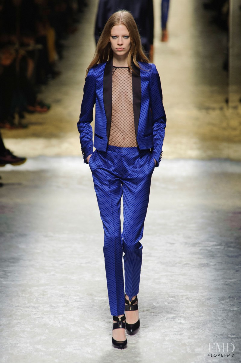 Lexi Boling featured in  the Blumarine fashion show for Autumn/Winter 2014
