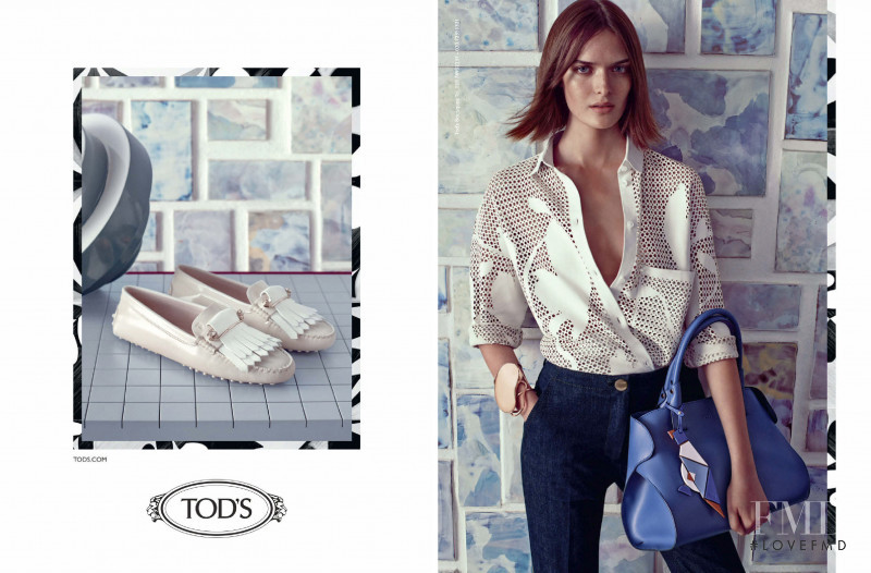 Sam Rollinson featured in  the Tod\'s advertisement for Spring/Summer 2015