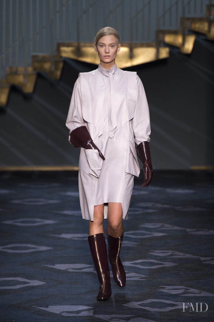 Charlene Hoegger featured in  the Tod\'s fashion show for Autumn/Winter 2014