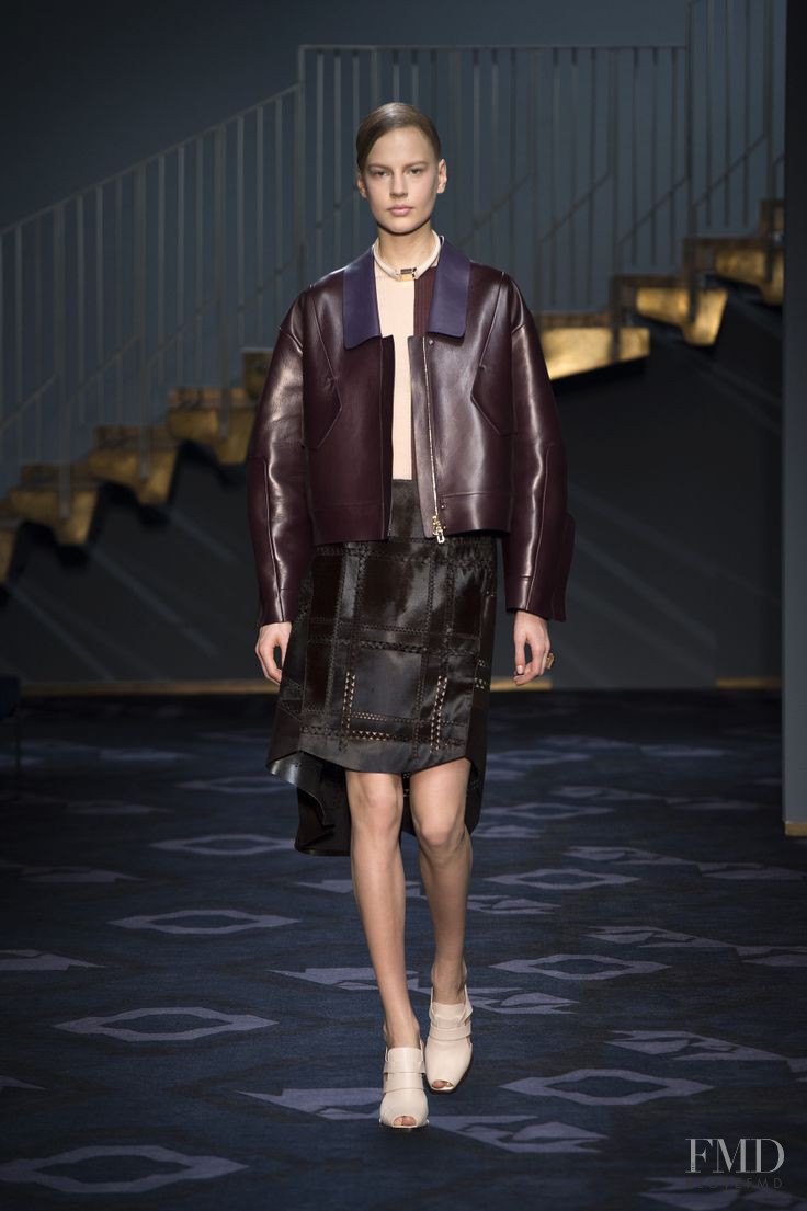 Elisabeth Erm featured in  the Tod\'s fashion show for Autumn/Winter 2014