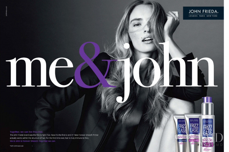 John Frieda advertisement for Spring/Summer 2015