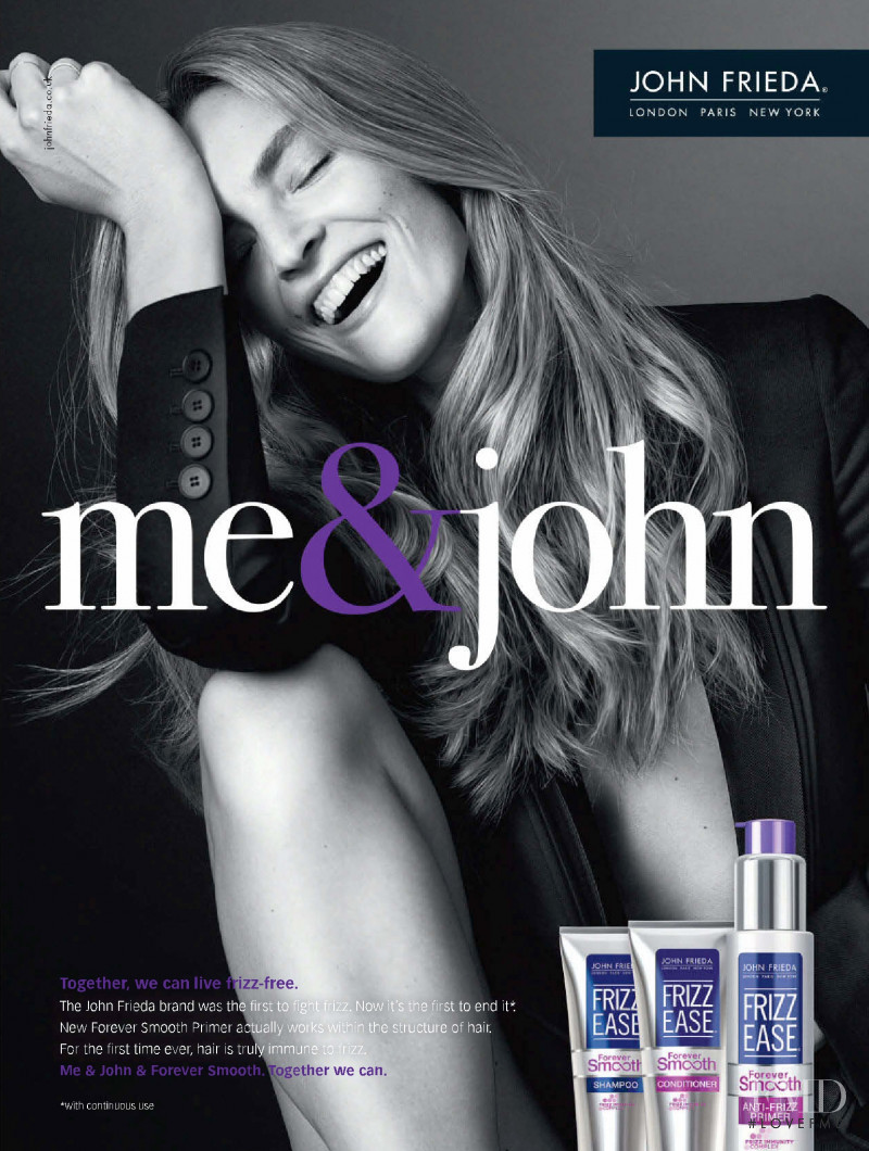 John Frieda advertisement for Spring/Summer 2015