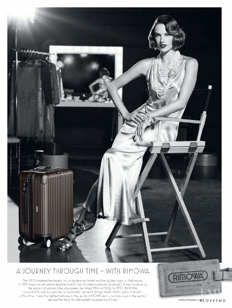 Alessandra Ambrosio featured in  the Rimowa advertisement for Spring/Summer 2015