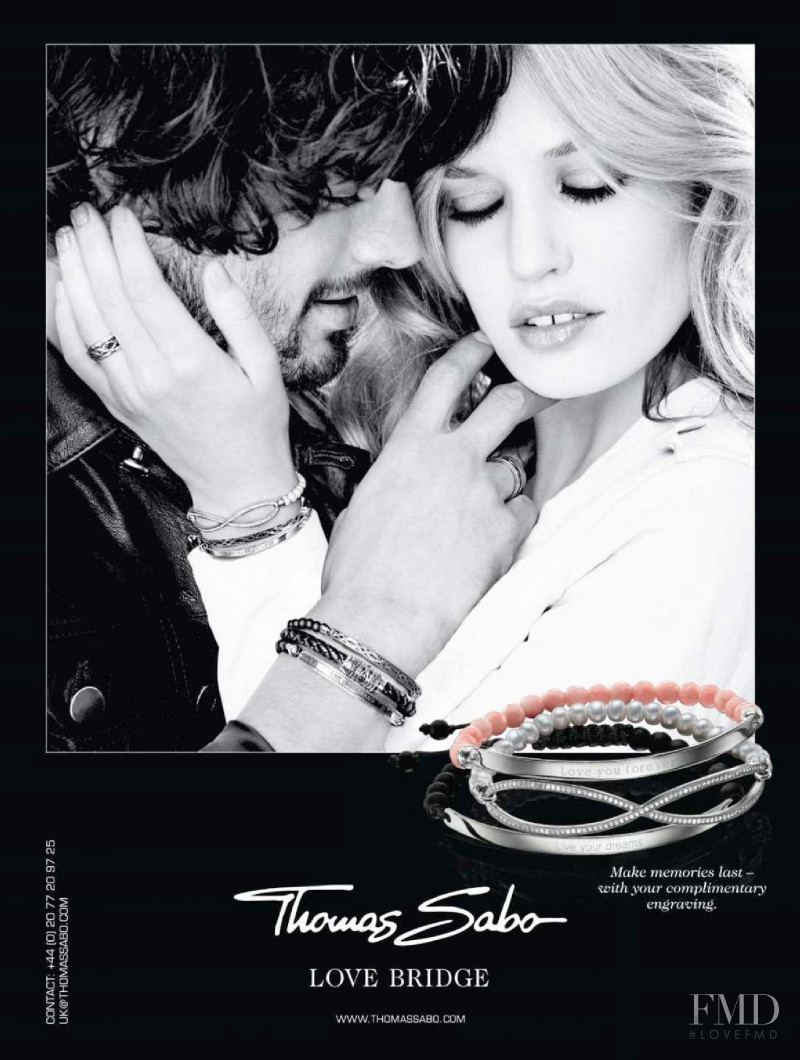Georgia May Jagger featured in  the Thomas Sabo advertisement for Autumn/Winter 2015