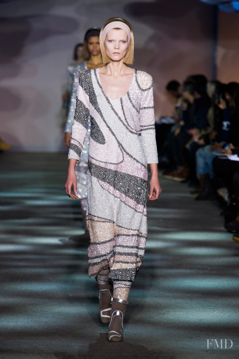 Irina Kravchenko featured in  the Marc Jacobs fashion show for Autumn/Winter 2014
